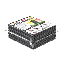 Мешки для мусора 160 л, серые, в пачке 10 шт., ПВД, 40 мкм, 900х1100 мм, i-Bag в Ставрополе