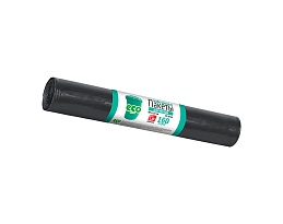 Мешки для мусора 160 л, черные, в рулоне 10 шт., ПВД, 25 мкм, 1100х800 мм, GRIFON, 101-031 в Ставрополе