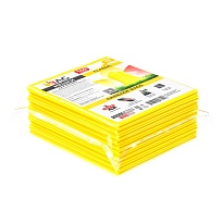 Мешки для мусора 160 л, желтые, в пачке 10 шт., ПВД, 40 мкм, 900х1100 мм, i-Bag в Ставрополе