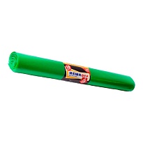 Мешки для мусора 180 л, зеленые, в рулоне 10 шт., ПВД, 50 мкм, 1100х900 мм, МЕШКОFF, 4458 в Ставрополе